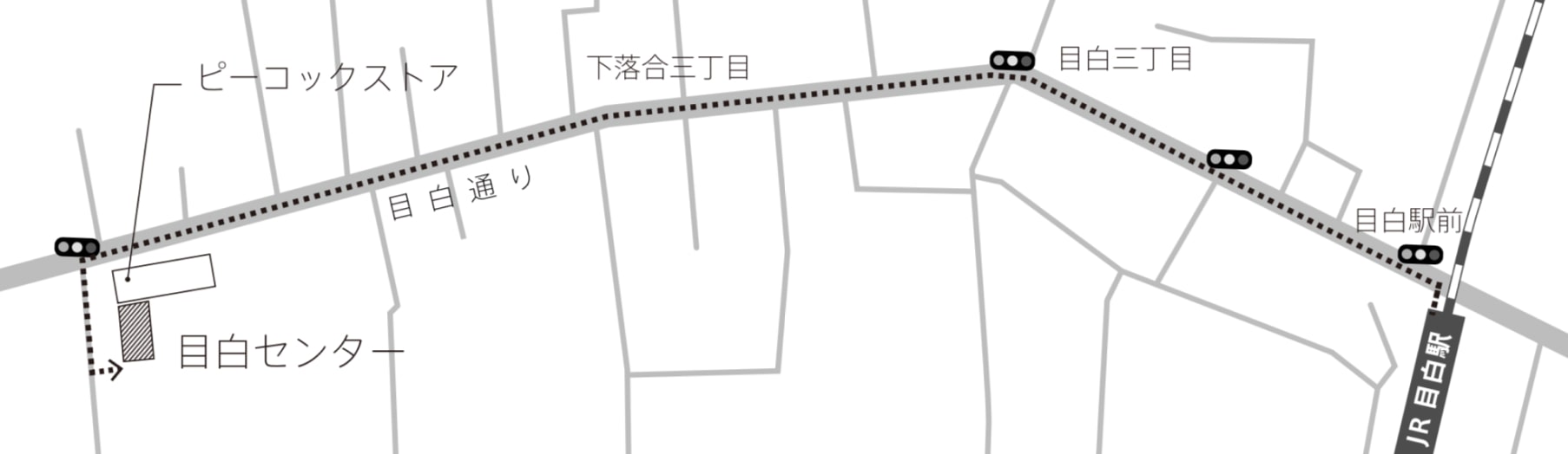 会社周辺のマップ